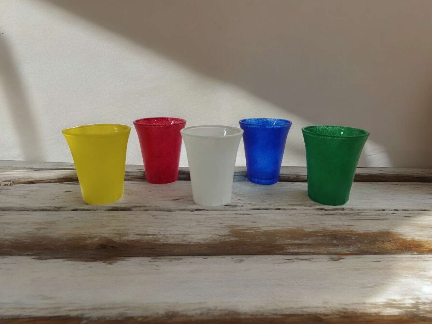 Decorative set of PARCHIS shots